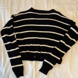 Forever 21 Black and White Striped Sweater